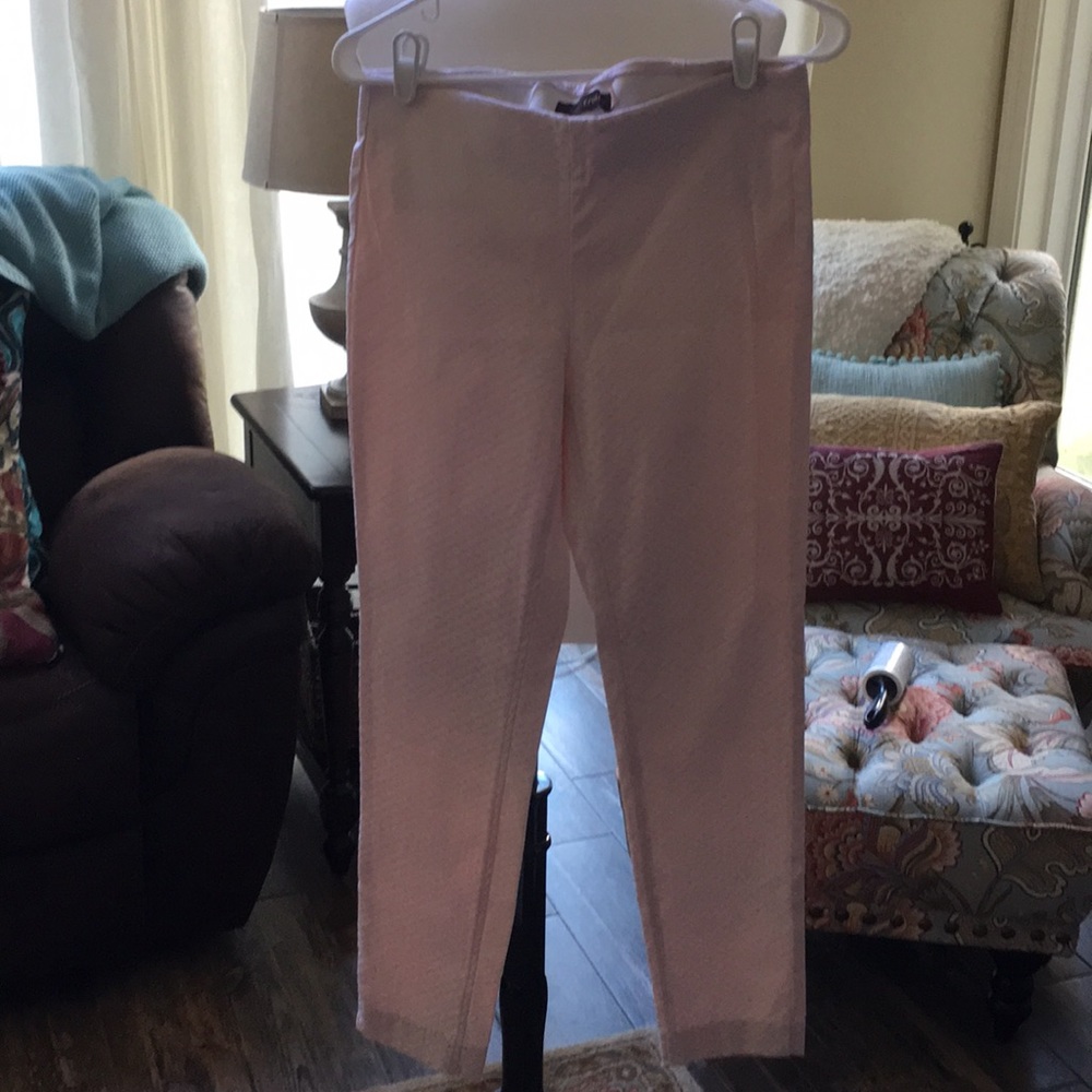 Pink pull on pants